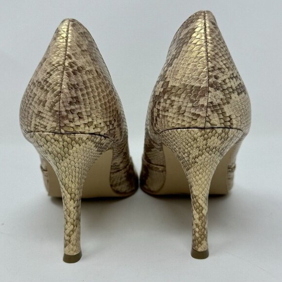 Rampage MARIA Women 8 Snake Skin Heels Pointed Toe Stiletto Metallic‎ Lot of 2 - Picture 5 of 16